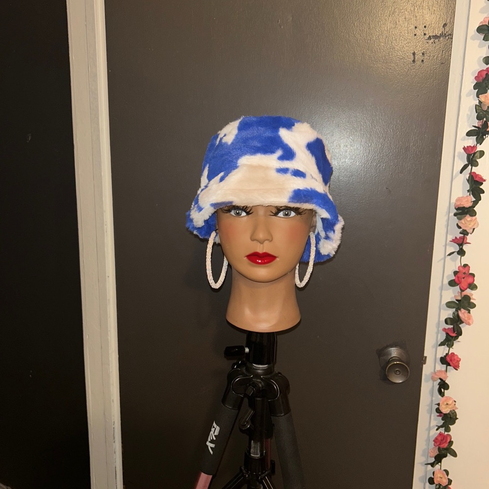 Unisex Fur Bucket  Hat